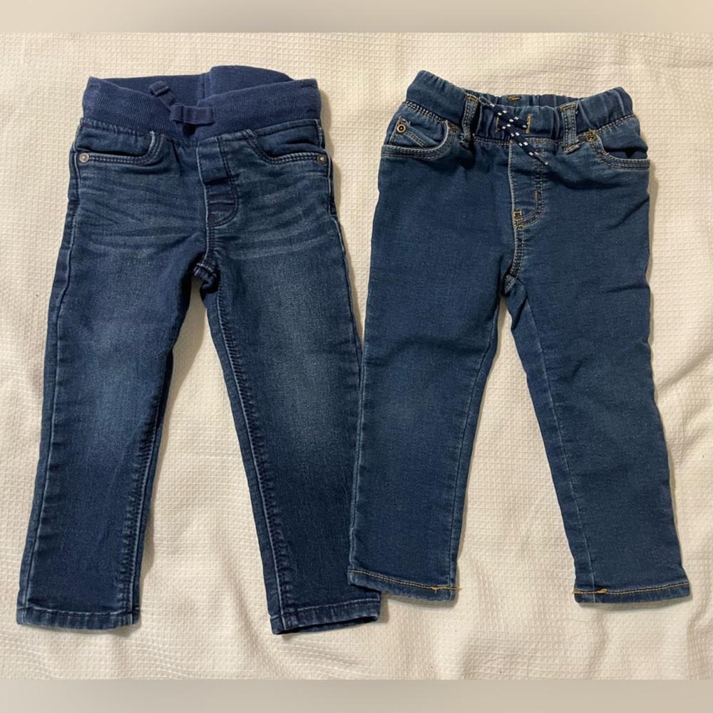 Boys size 2T jeans. OshKosh and Carter’s